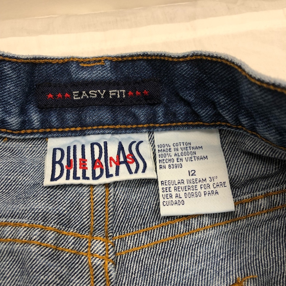 Vintage 90s Jeans Mom Jean Dark Wash Size 12 - Picture 9 of 9